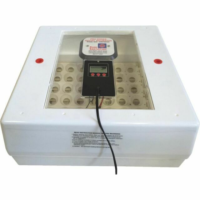 Farm Innovators 4250 Digital Circulated Air Incubator - Whit...