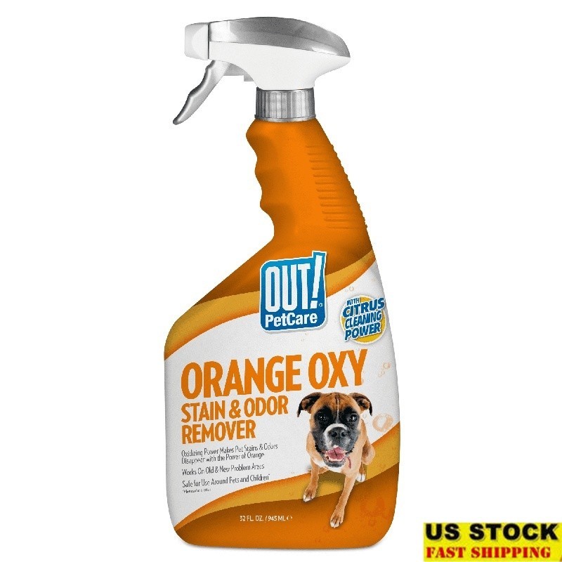 Orange Oxy Stain Odor Remover Clean Pet Stain Eliminator - 3...