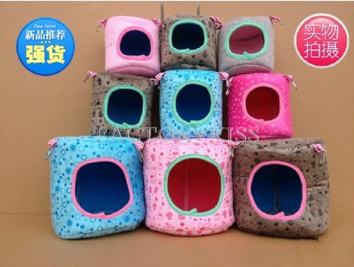 Cotton Bed Hammock For Ferret Rabbit Rat Hamster Parrot Squi...