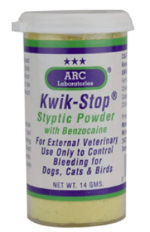 Kwik-Stop Styptic Powder With Benzocaine 14 g