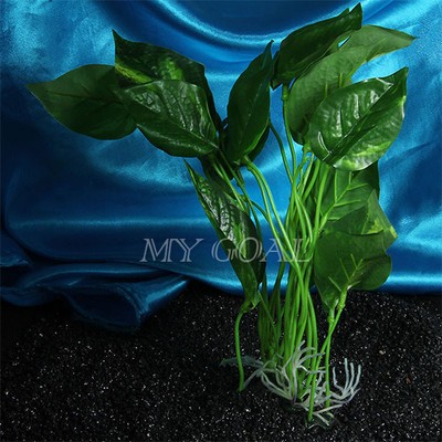 Artificial Plastic Plant Green Grass For Aquarium Fish Tank...