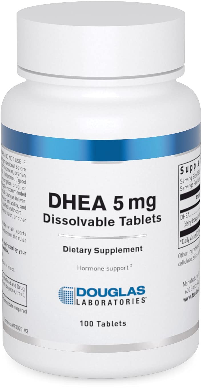 Douglas Laboratories DHEA 5 mg Dissolvable Tablets 100 Count