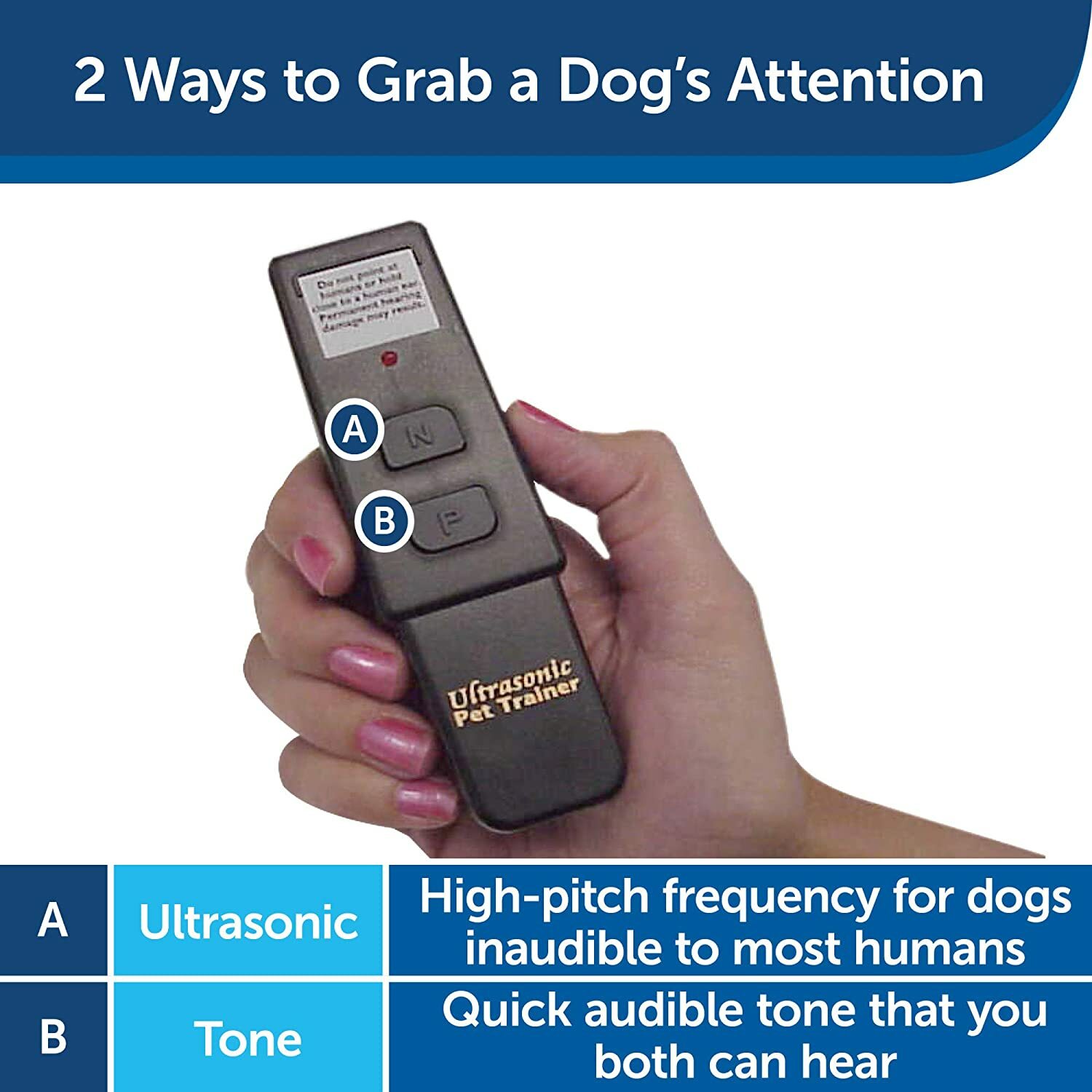 PetSafe Collarless Ultrasonic Dog Trainer Remote - 30ft Rang...