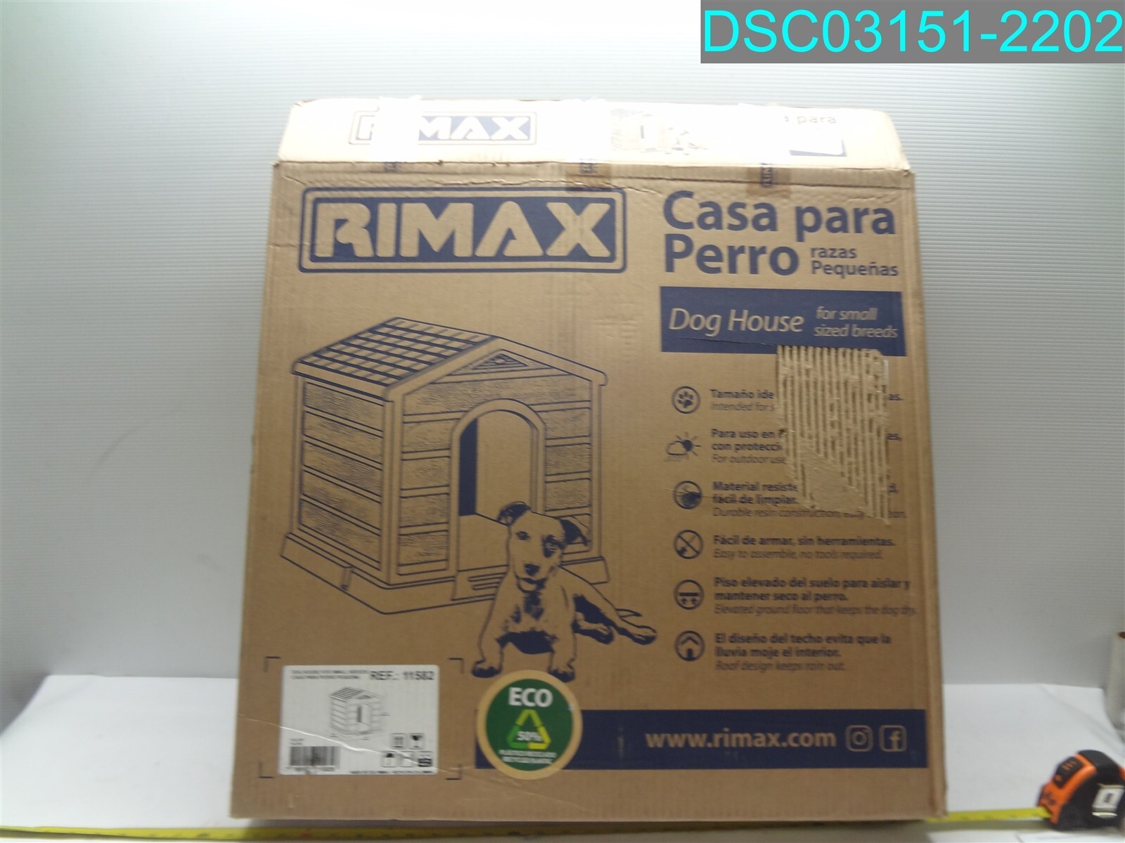 Rimax Taupe Dog House for Small Breeds