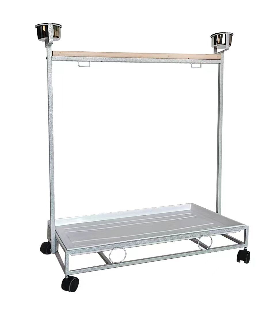 Large Amazon Cockatoo Play Stand Gym Playground Rolling Stan...