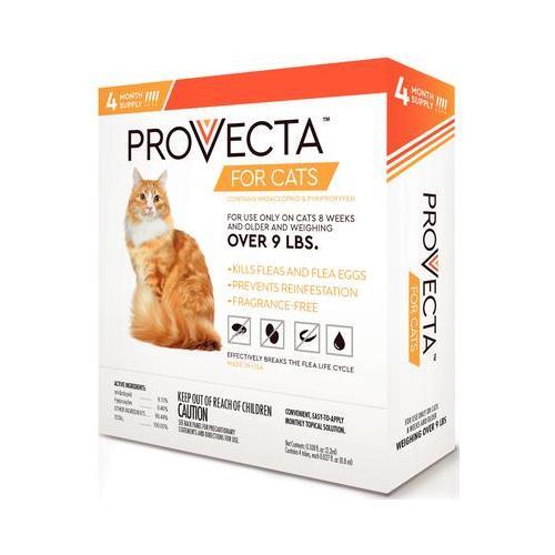 Provecta Cat Treats - Large Cats Over 9 lbs - 4 Dosages