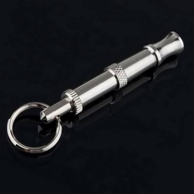 New Pet Dog Training Adjustable Whistle Sound With Keychain...