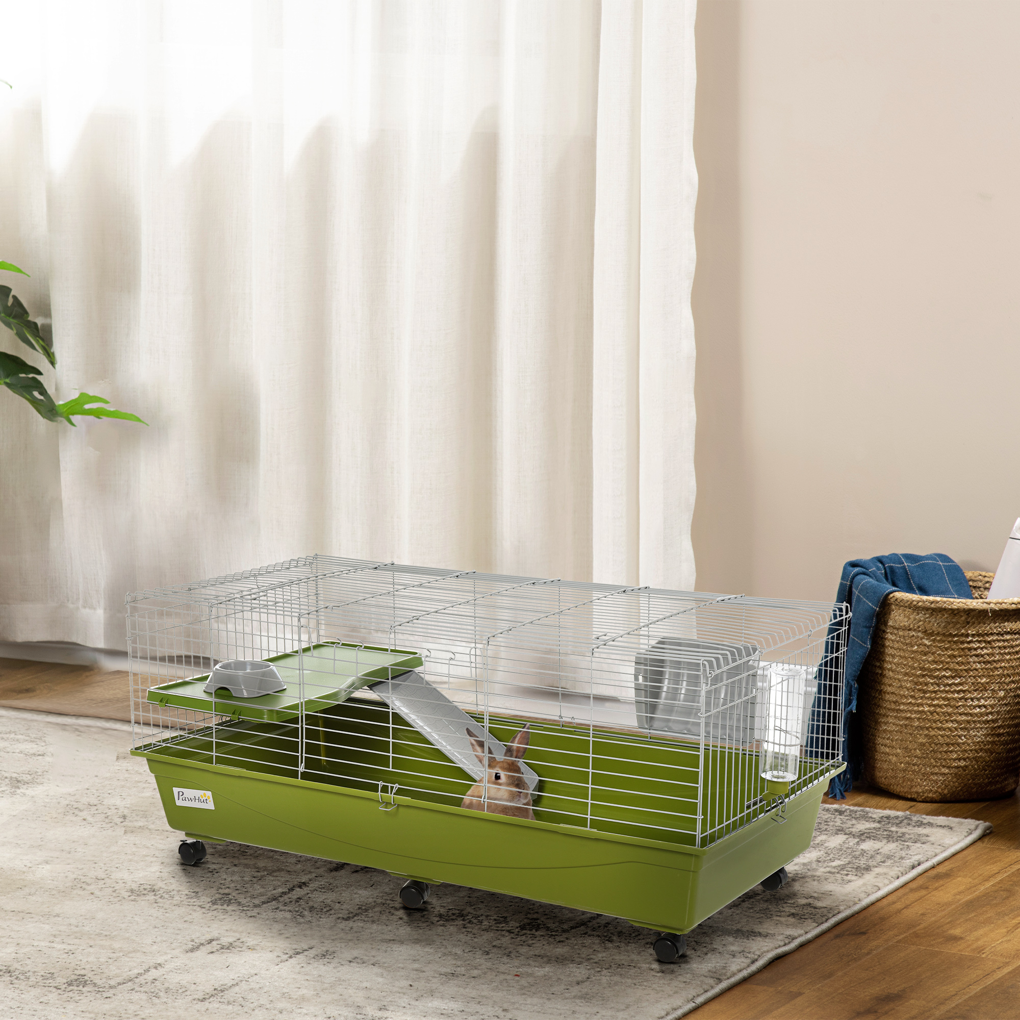 Chinchilla & Guinea Pig Pet House with Platform Cage