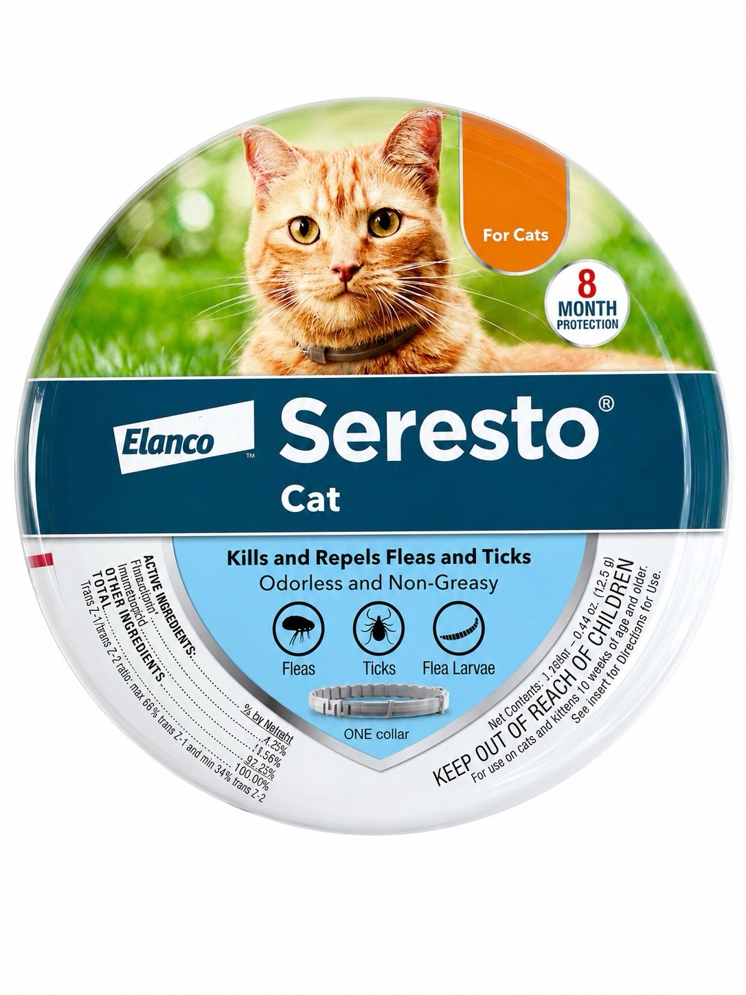 Seresto Cat Flea & Tick Collar - 8 Months Protection