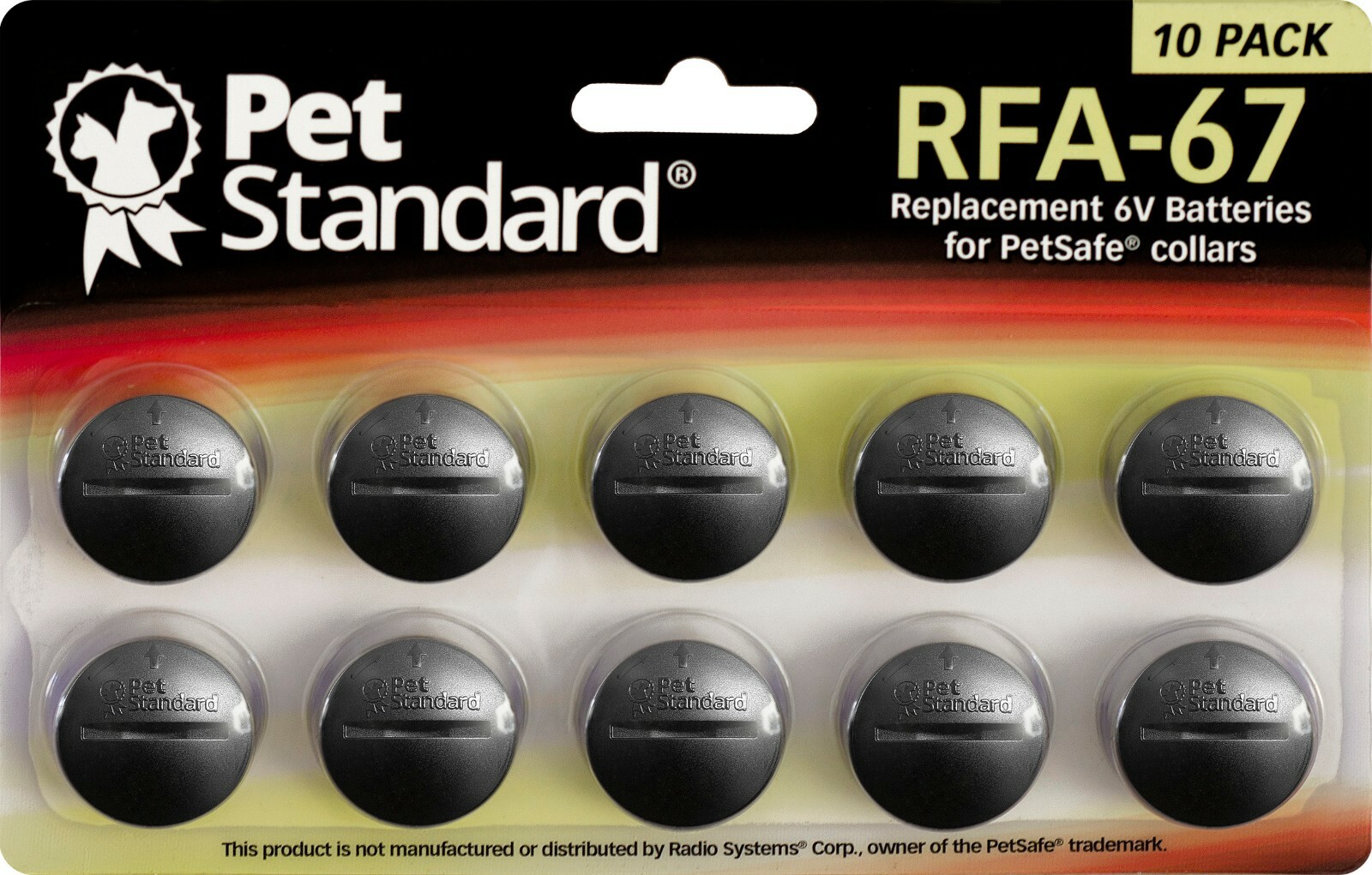 PetSafe RFA-67 Battery Replacement Pack - 10 Count