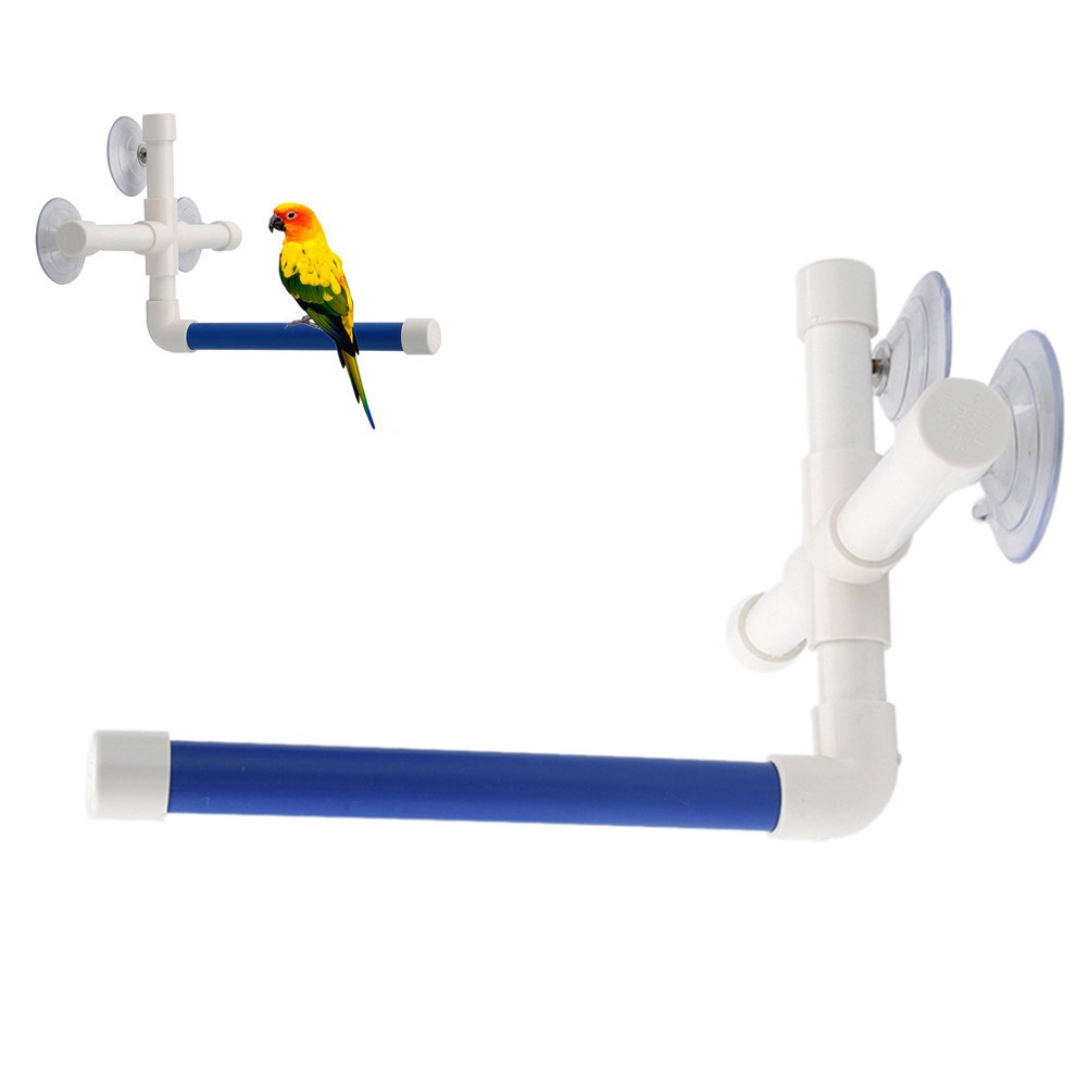 Parrot Toy Suction Cup Perching Stand - Bird Grinding Stand