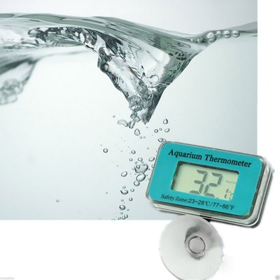 Digital Submersible Fish Tank Aquarium Lcd Thermometer Tempe...