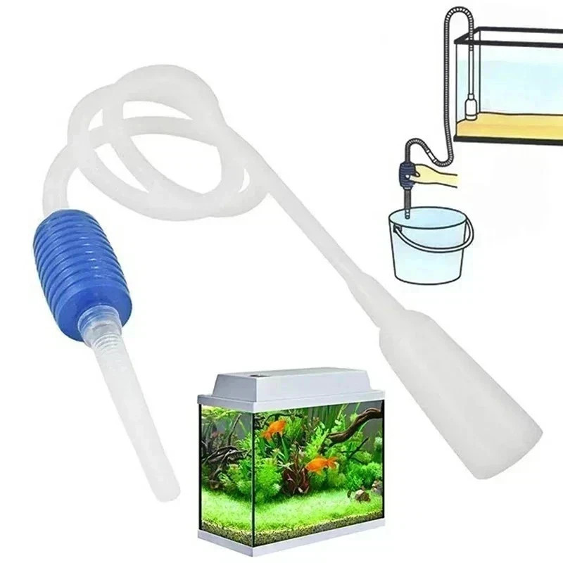 Aquarium Water Cleaner Pump - Gravel Vacuum System Fish Safe
