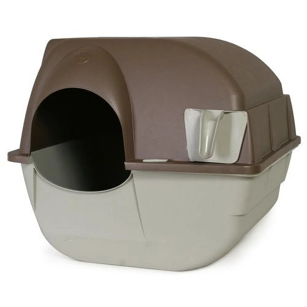 Roll 'N Clean Self-Cleaning Cat Litter Box - Large Capacity...