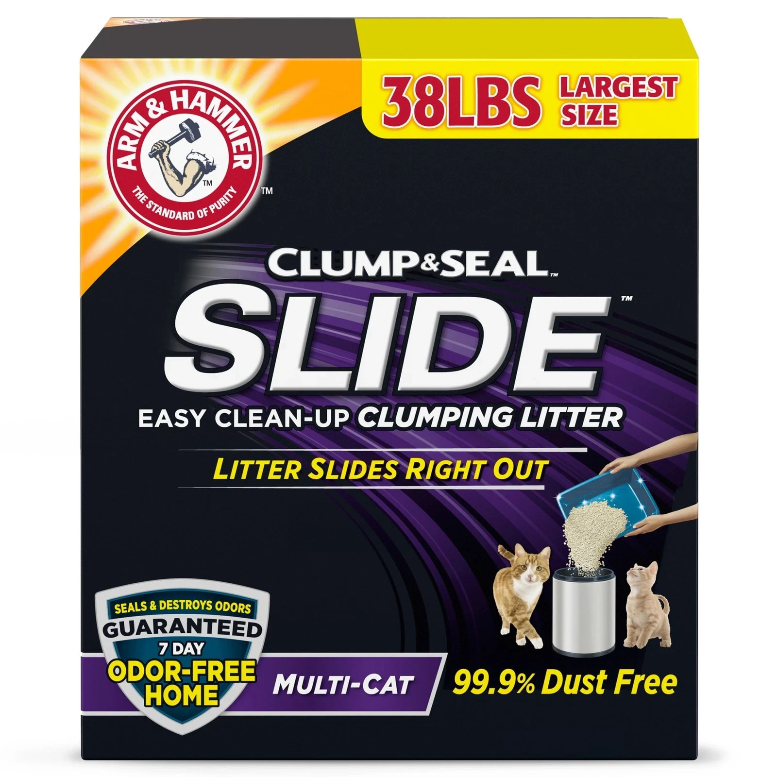 ARM & HAMMER Multi-Cat Clumping Litter - 38 lbs