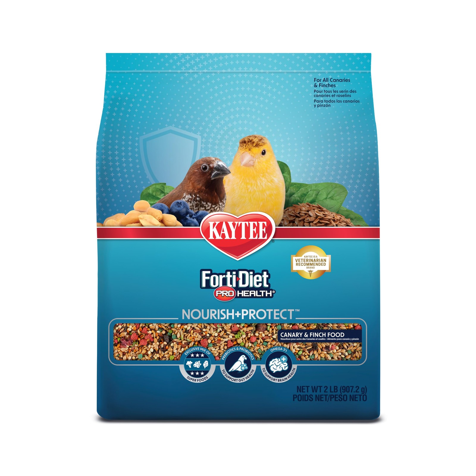 Kaytee Forti-Diet Pro Health Pet Canary & Finch Food Pack of...