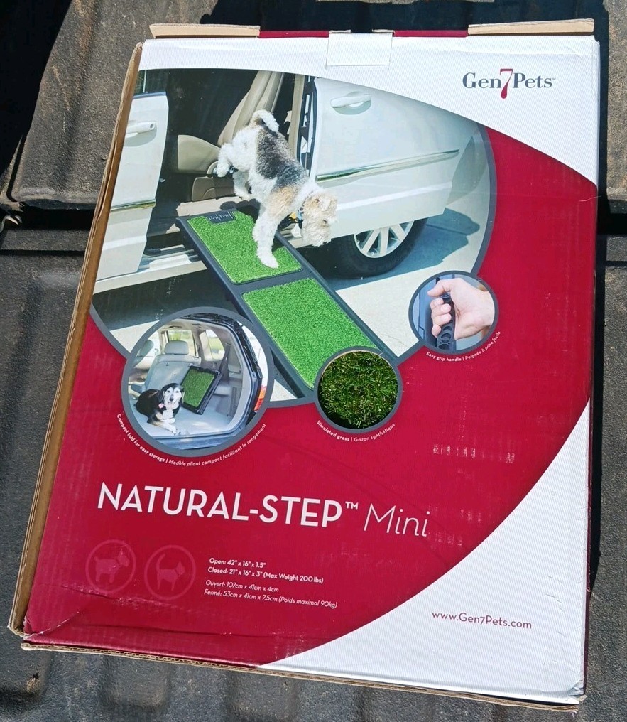 Gen7Pets Natural-Step Mini Dog Ramp - 42" Foldable Vehicle A...