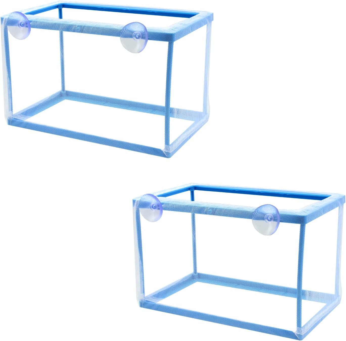Fish Tank Breeder Net Fry Saver Hatchery Kit - 2 Pieces Larg...