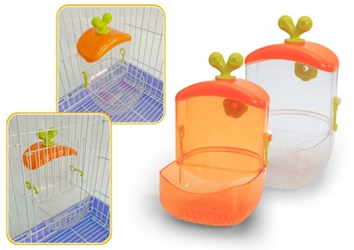 Carrot Shaped Feeder/Food Dish For Rabbits And Other Small A...