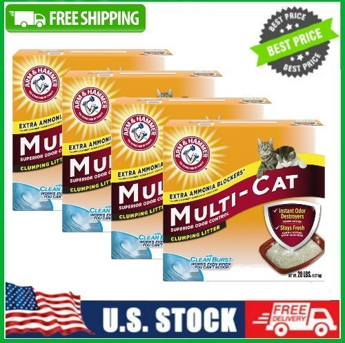 ARM & HAMMER Multi-Cat Scented Litter Boxes - 20 lbs