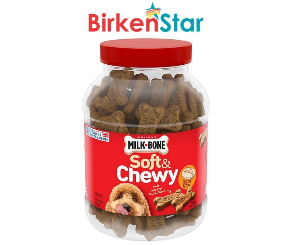 Milk Bone Chicken Dog Snacks, Soft & Chewy, 37 oz
