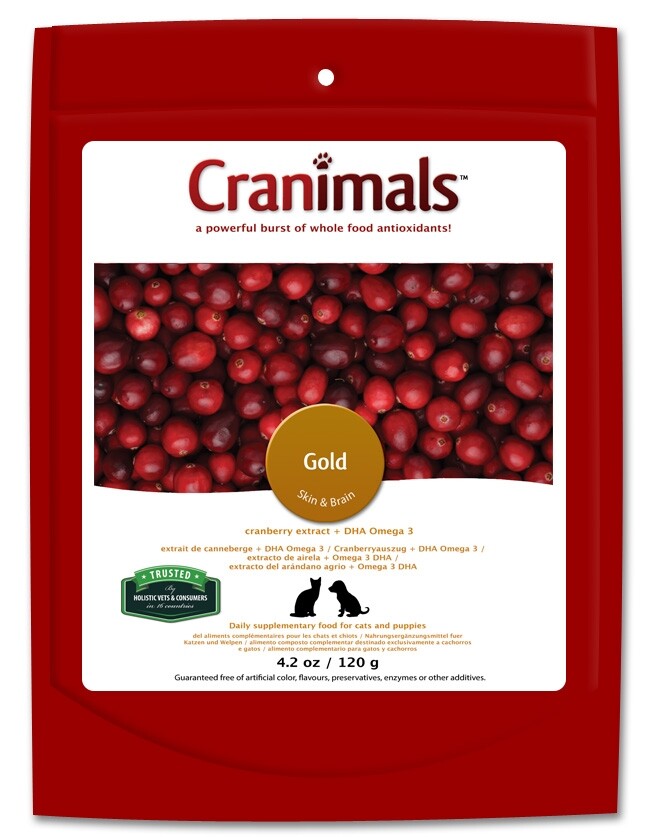 Cranimals Gold Supplement for Cats & Puppies (DHA Omega 3)
