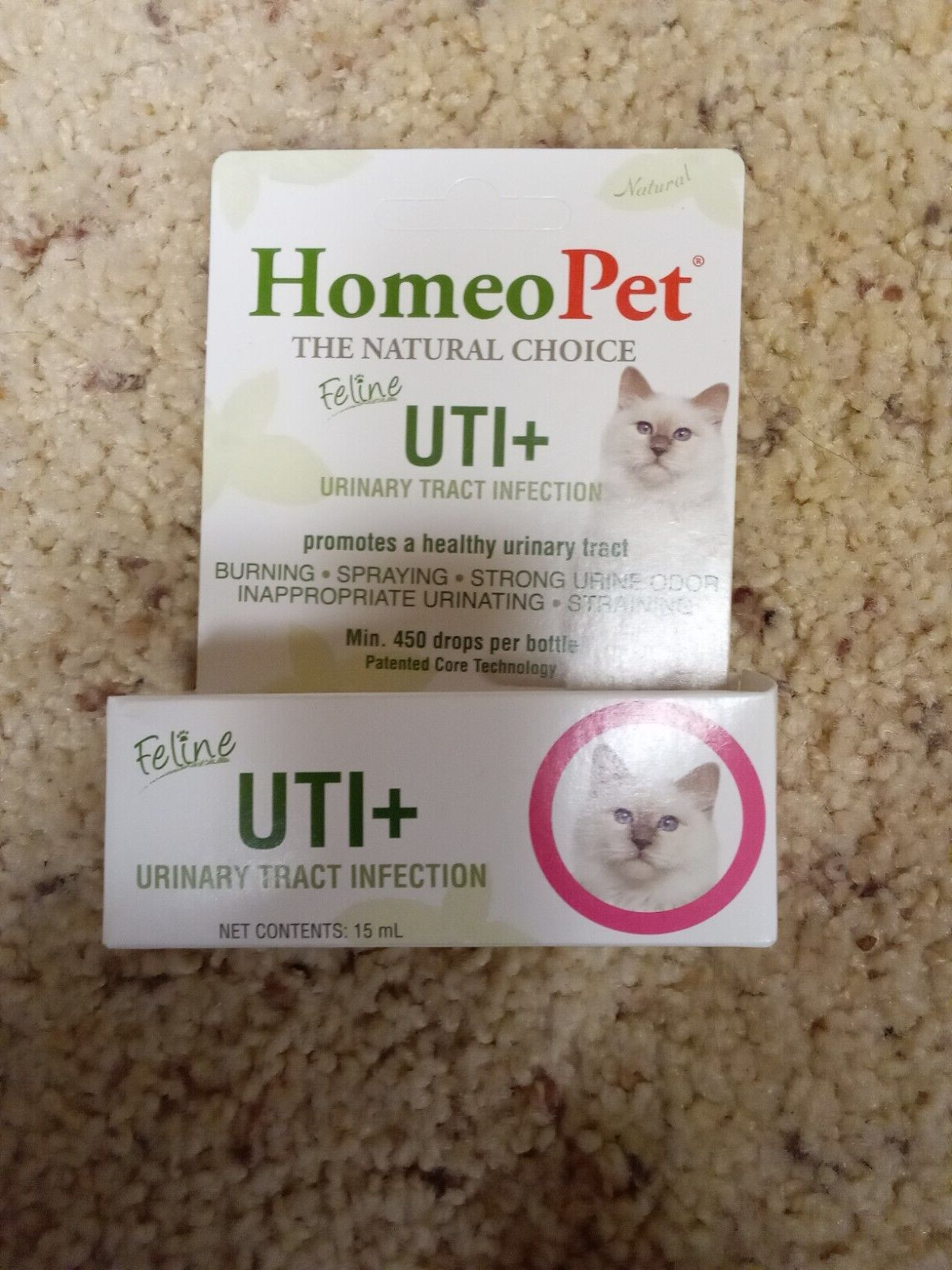 Homeopet Uti Plus Urinary Tract Infection Remedy for Cats -...