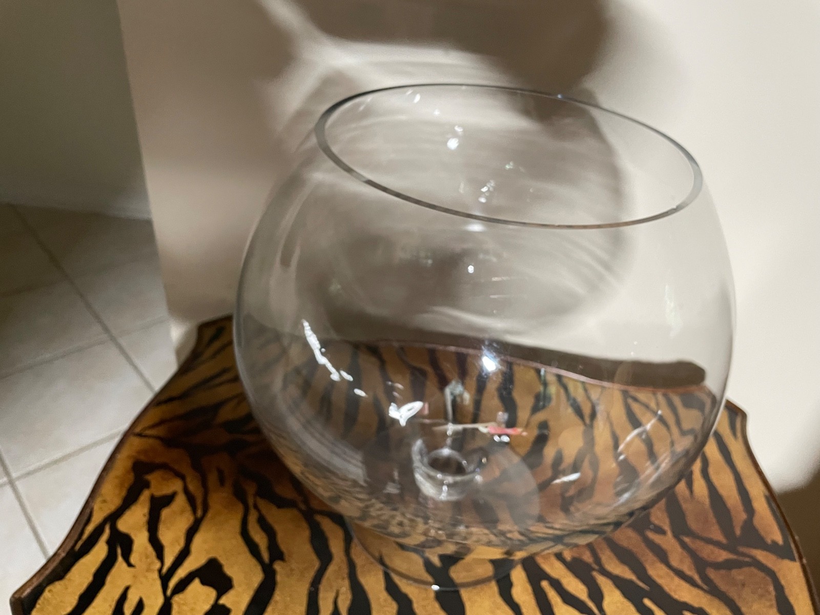 Anchor Hocking Classic Drum Fish Bowl 1/2 Gallon 4 x 6.5 x 7...
