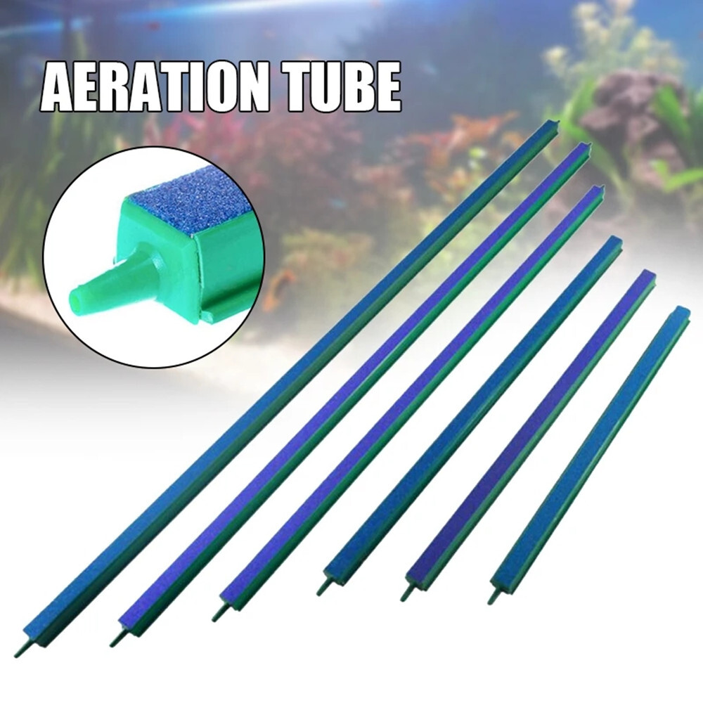 Air Stone Bubble Curtain Bar Aquarium Fish Tank Aerator Pump...