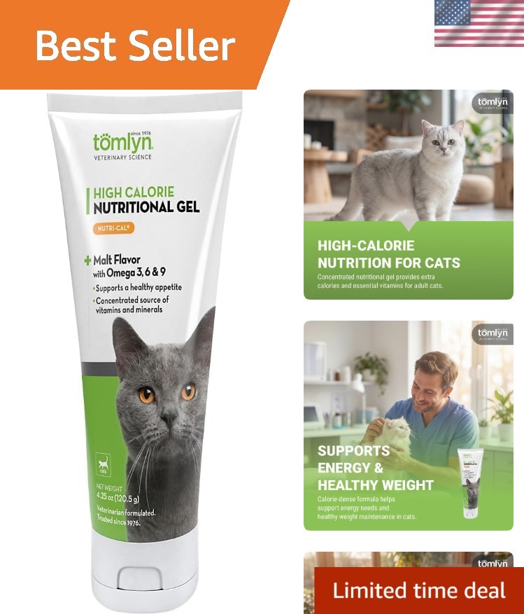 Tomlyn Nutri-Cal High Calorie Gel for Cats - Supports Health...