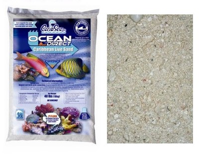 Caribsea Ocean Direct Natural Live Sand For Aquariums. 40Lb.