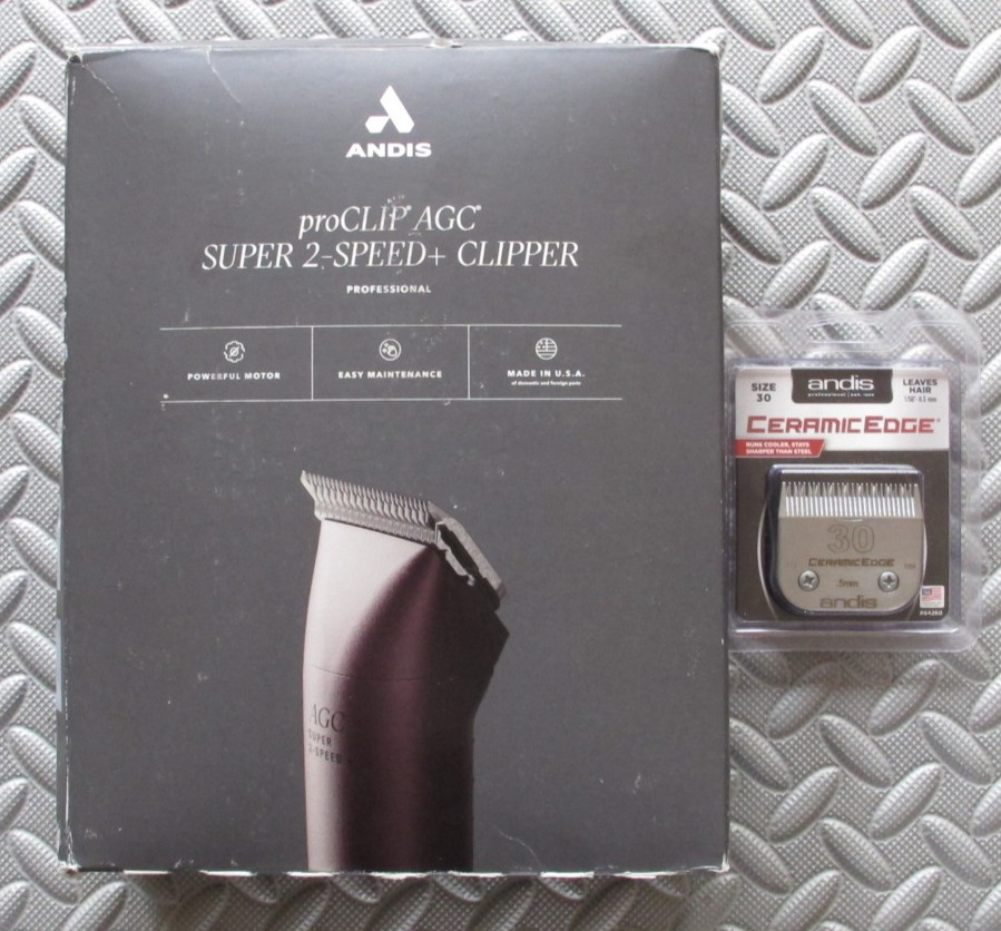 Andis UltraEdge Super 2-Speed Clipper Burgundy Extra Blade P...