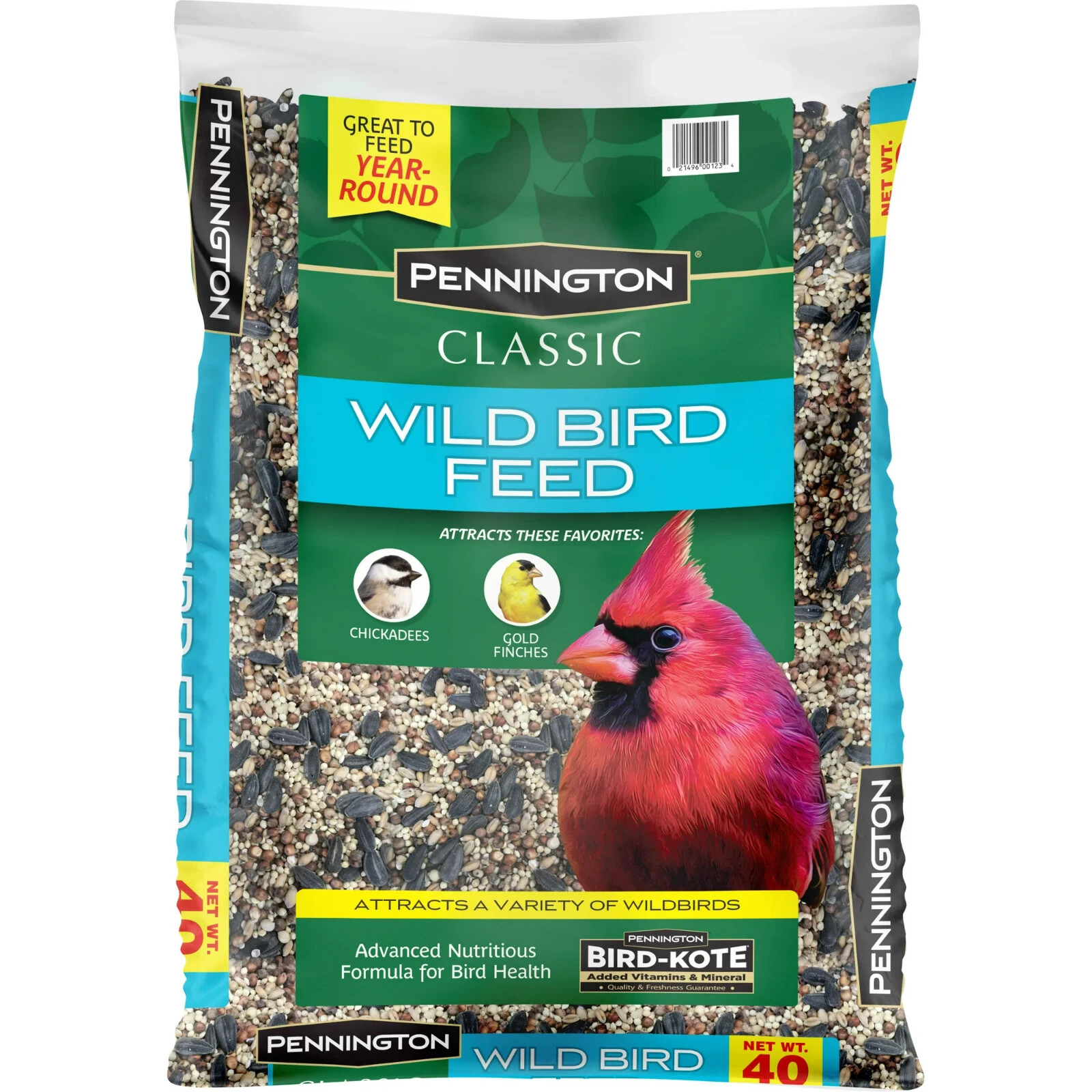 Pennington Classic Dry Wild Bird Feed & Seed Bag - 40 lb Pac...