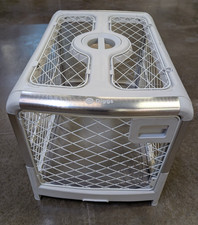 Diggs Revol Dog Crate Portable Collapsible Medium White Gray...