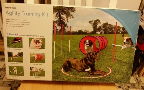 Pet Agility Training Kit/6 Piece: Clicker Stop Watch High Ju...