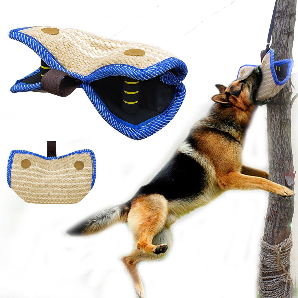 Intermediate Jute Dog Training Pillow with Arm Sleeve