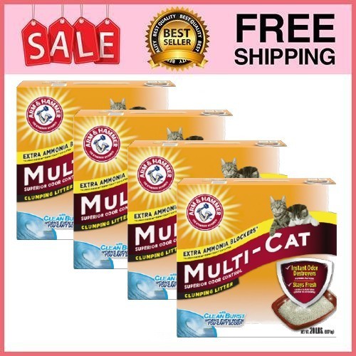 ARM & HAMMER Multi-Cat Scented Litter Boxes - 20 lb Pack