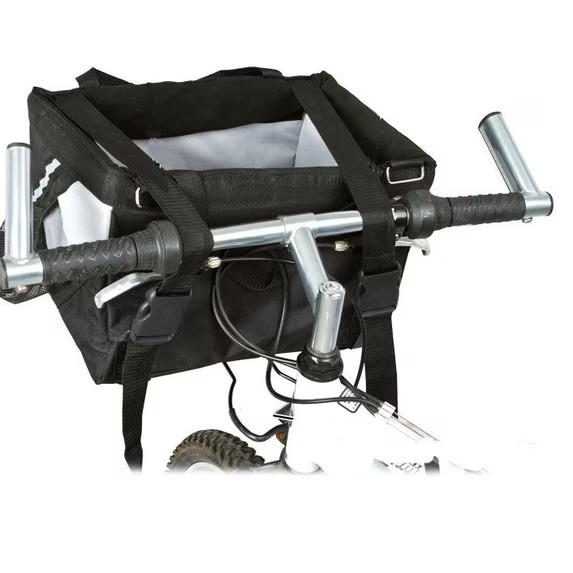 Fur Cycle Pet Dog Bike Carrier - Collapsible Safety Leash