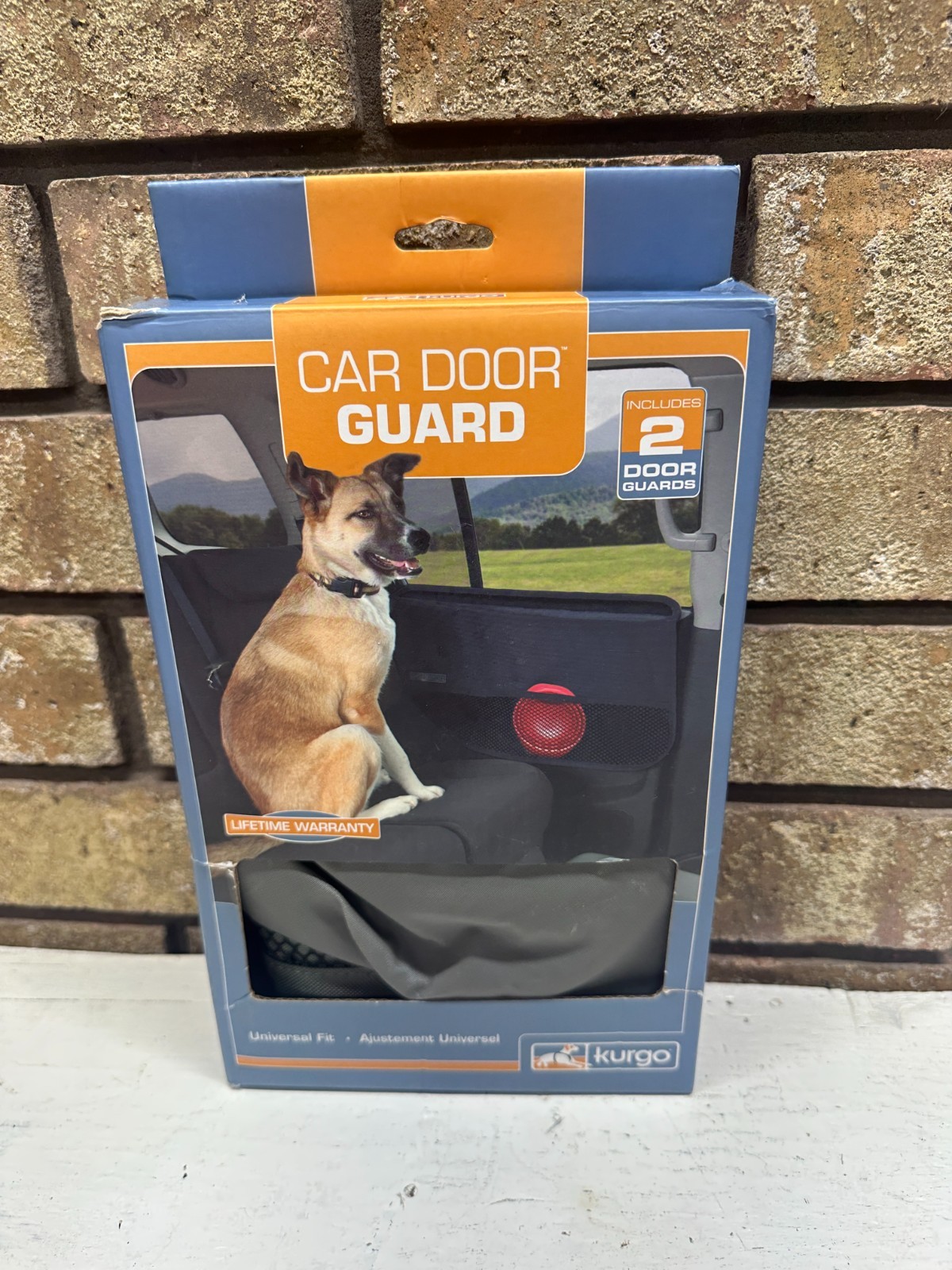 KURGO Charcoal Dog Puppy Door Guard Protection for 2 Doors