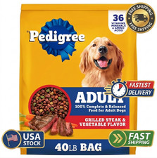 Pedigree Adult Complete Nutrition Dry Dog Food Grilled Steak...