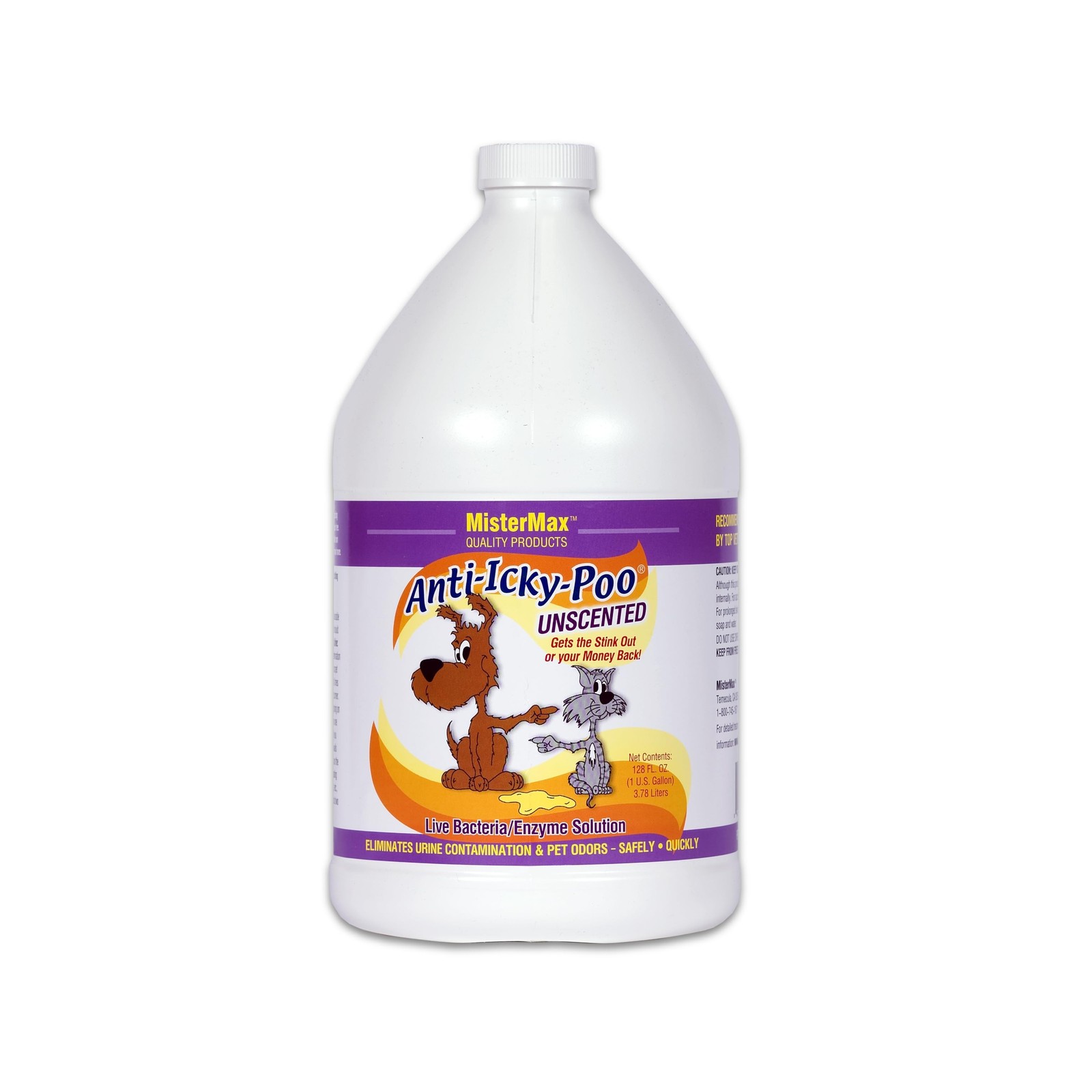Mister Max Anti Icky Poo Pet Urine Enzyme Cleaner and Feces...