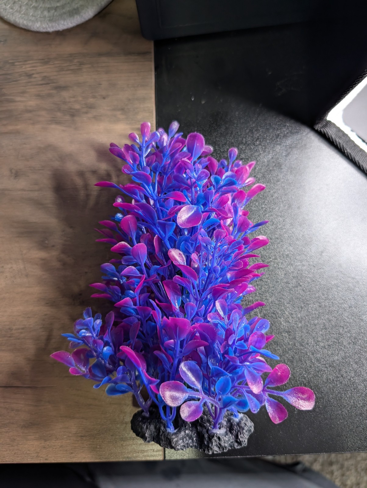 Purple Aquarium Plants Decor - Realistic Ornate Fish Tank De...