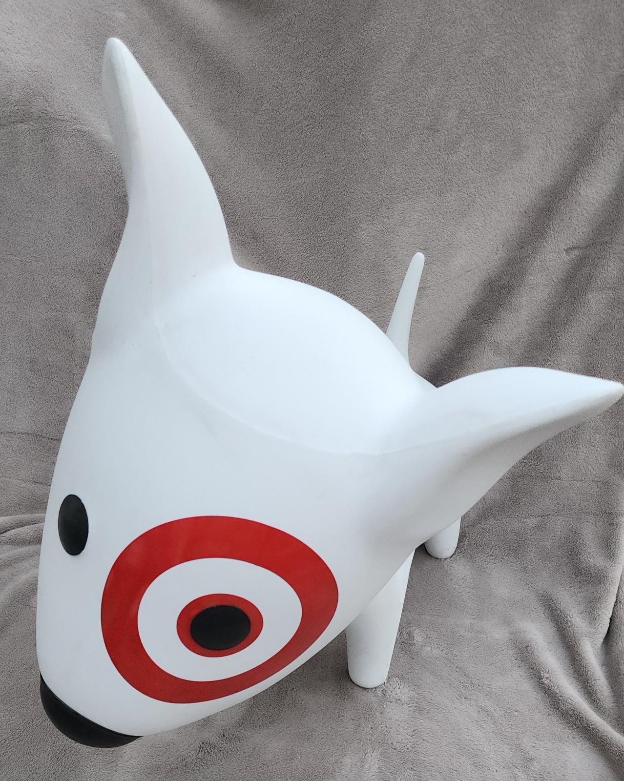 Bullseye Target Dog Sculpture Display Statue