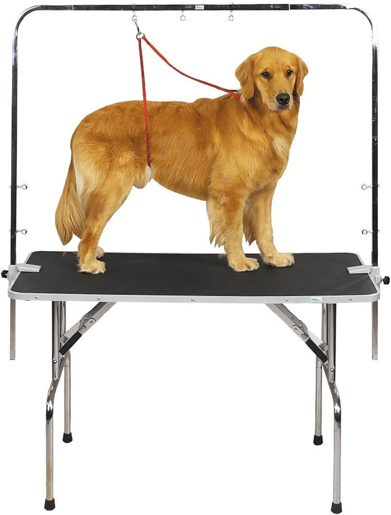 Zinc-Plated Steel Pet Grooming Arm - Table Size 36" to 48"