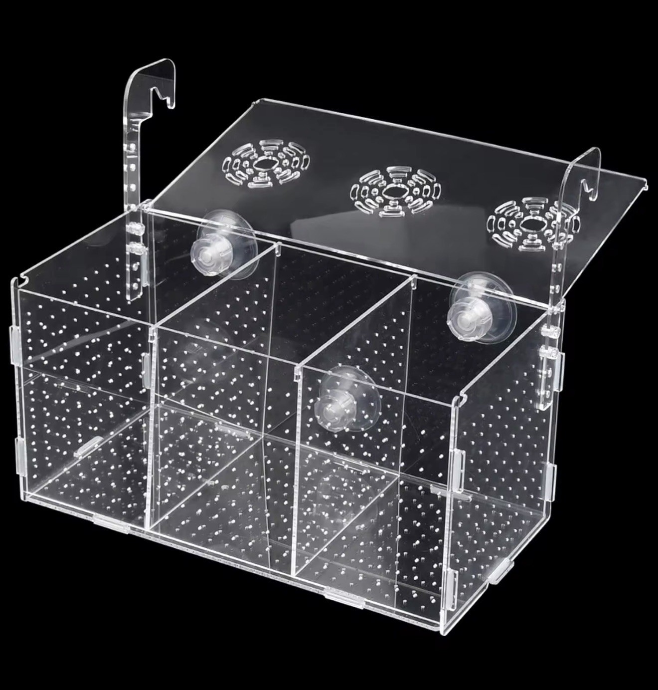 Fish Breeding Isolation Box | Acrylic Aquarium Separator | 3...