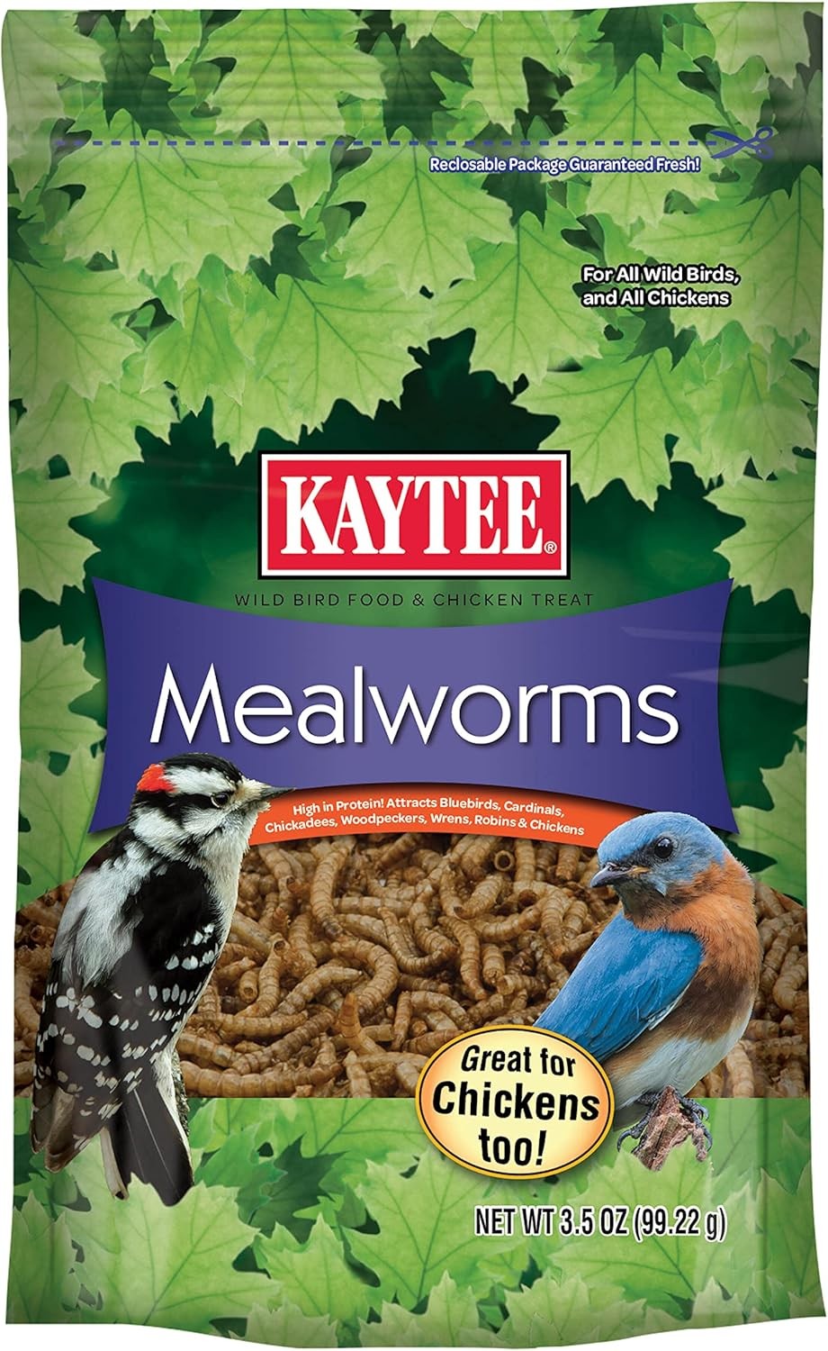 Wild Bird Mealworms - 3.5 Ounce