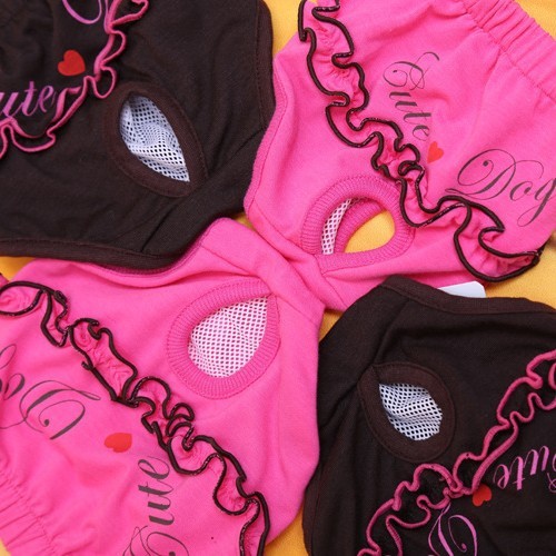 Dog Puppy Washable Panties - Female Size 30 lbs Pack
