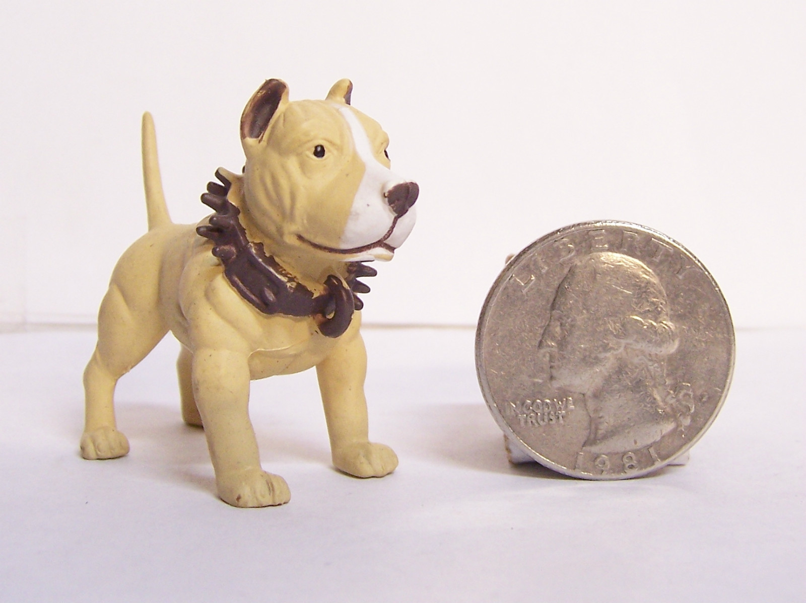 Tan Pit Pitbull Dog Figure Homies Hood Hounds