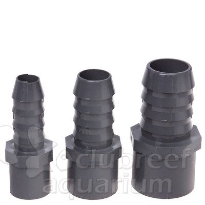 Vinyl Tubing Hose Barb/Barbed X Male Slip Pvc Plumbing Fitti...