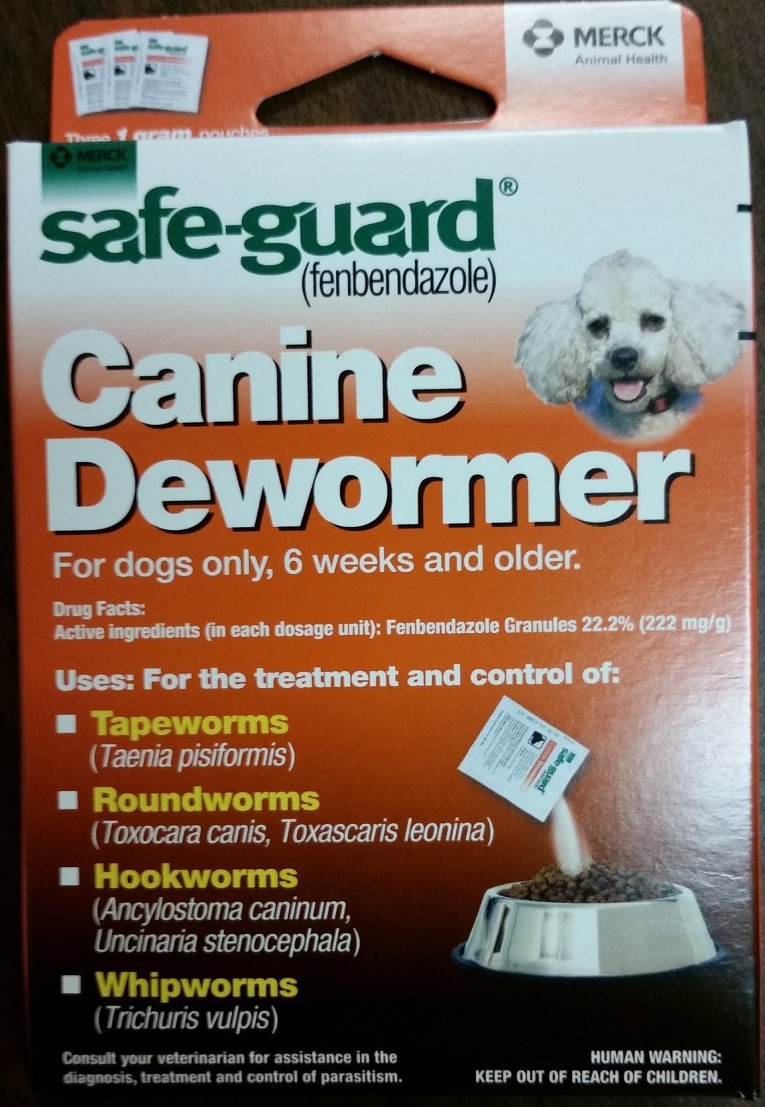 Wormers SafeGuard Dewormer Canine Antiparasite for Small Dog...